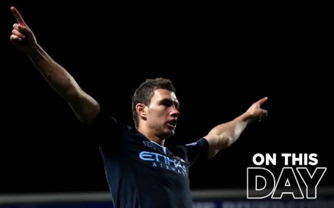 Na današnji dan: Manchester City se podsjetio prvog gola Edina Džeke za "građane"