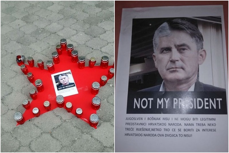 U Livnu osvanuli novi plakati protiv Komšića i Čovića