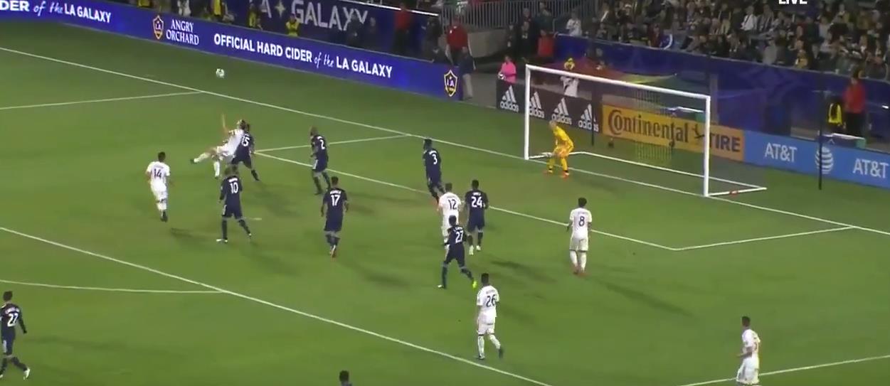 Genijalni Ibrahimović: Makazicama loptu zakucao u rašlje (VIDEO)