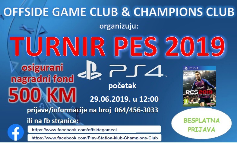 Tuzla: Turnir u PES-u 2019, pokažite kakav ste igrač