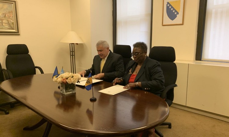 Uspostavljeni diplomatski odnosi Bosne i Hercegovine s Barbadosom