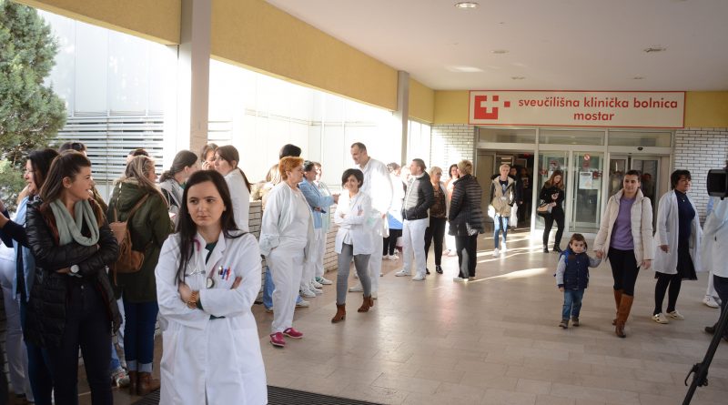 Doktori medicine i stomatolozi u Mostaru najavili štrajk upozorenja