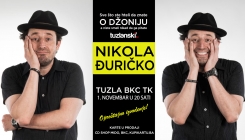 Tuzla: Stand up Nikole Đurička 1. novembra u BKC-u