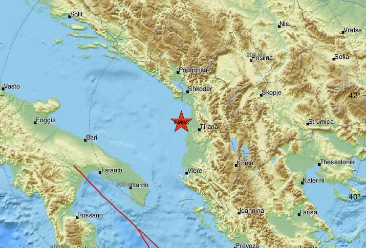 Albanija ponovo podrhtava: Zabilježen novi snažan zemljotres