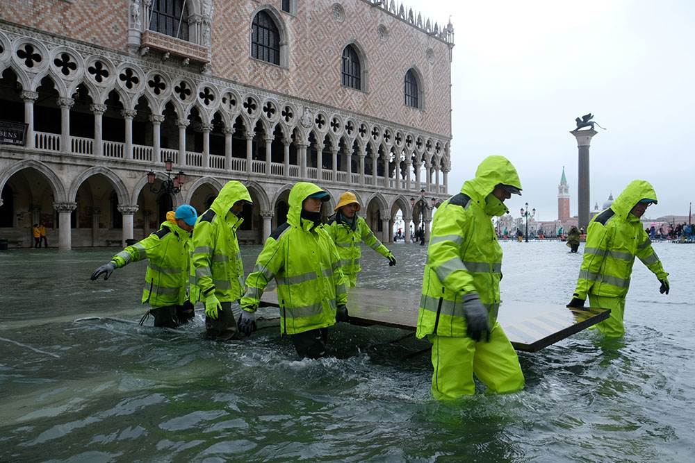 Poplave u Veneciji skoro dostigle nivo katastrofe iz 1966.