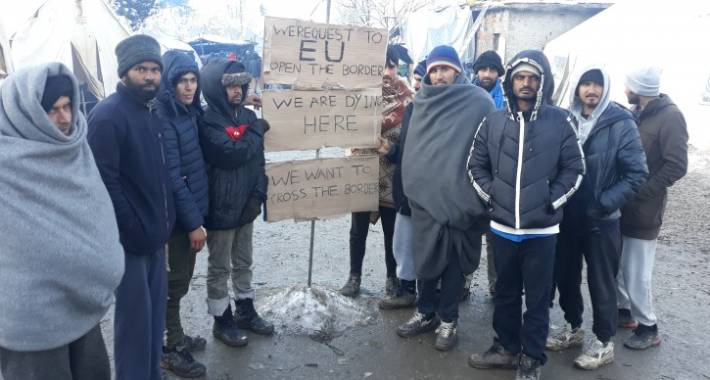 Migranti i dalje odbijaju hranu: Želimo da nas puste u zemlje Šengena