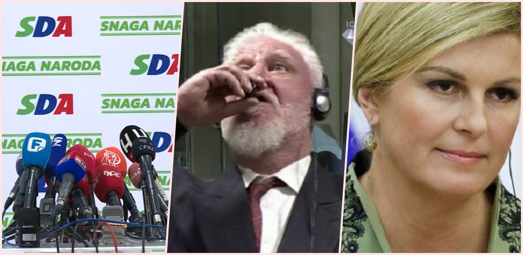 SDA: Odavanjem počasti ratnom zločincu Kolinda još jednom pokazala 'svoje pravo lice i svoje agresivne namjere prema BiH'