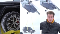 Ruski vloger unajmio helikopter podigao svoj Mercedes-AMG G63 zatim ga uništio