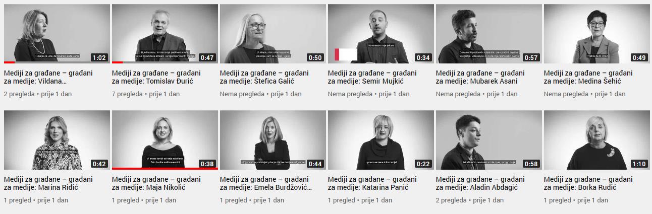 U BiH počela javna kampanja 'Mediji za građane - građani za medije'