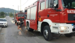Tuzlanski vatrogasci gasili požar na elektro instalaciji ulične rasvjete