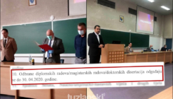 Bivši ministar zdravstva TK Bahrudin Hadžiefendić odbranio doktorsku disertaciju uprkos mjerama zabrane