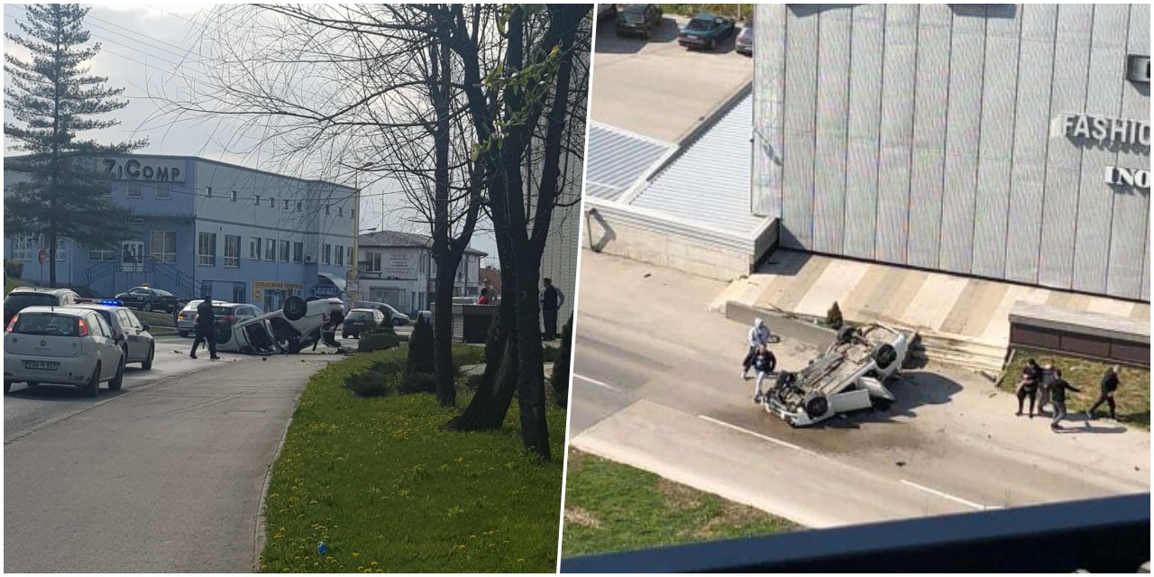 Ishod saobraćajne nezgode kod BCC-a: Vozač zadržan na liječenju u UKC-u Tuzla