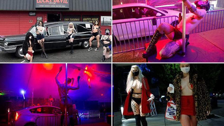 Prilagodio se: Otvorio drive-in striptiz klub, a hrana je izgovor