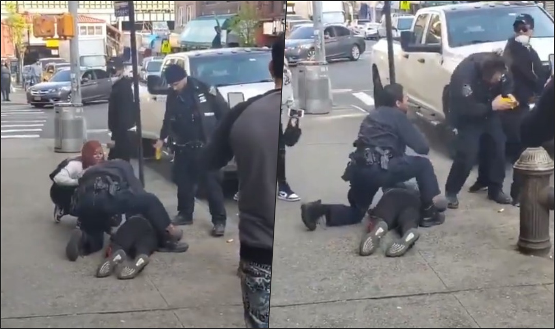 Prolaznik sve snimio: Prišunjao se policajcu i udario ga šakom u glavu