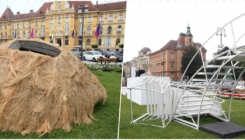 Zagreb: Hrvatsko narodno pozorište na dvorištu izložilo scenografiju