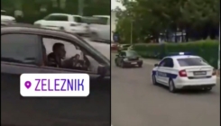 Kao u igrici GTA: Policijska potjera ulicama Železnika, mladić se poigravao s policijom (VIDEO)