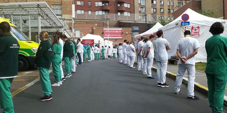 Protest belgijskih medicinara: Okrenuli leđa premijerki tokom njene posjete bolnici