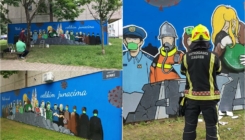 Mali mural velikim junacima: U Zagrebu osvanuo mural s prekrasnom porukom