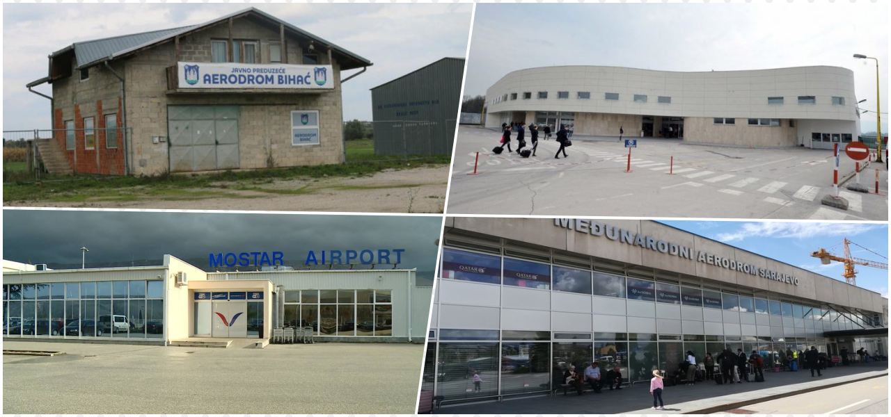 Vlada FBiH obezbijedila finansijska sredstva aerodromima Tuzla, Mostar, Sarajevo i Bihać