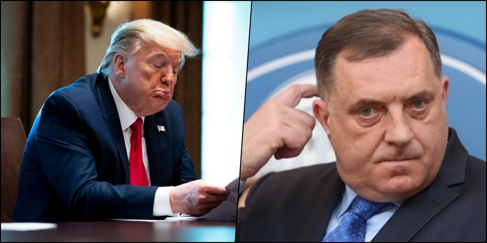 Trump produžio sankcije, Dodik i dalje na 'crnoj listi'