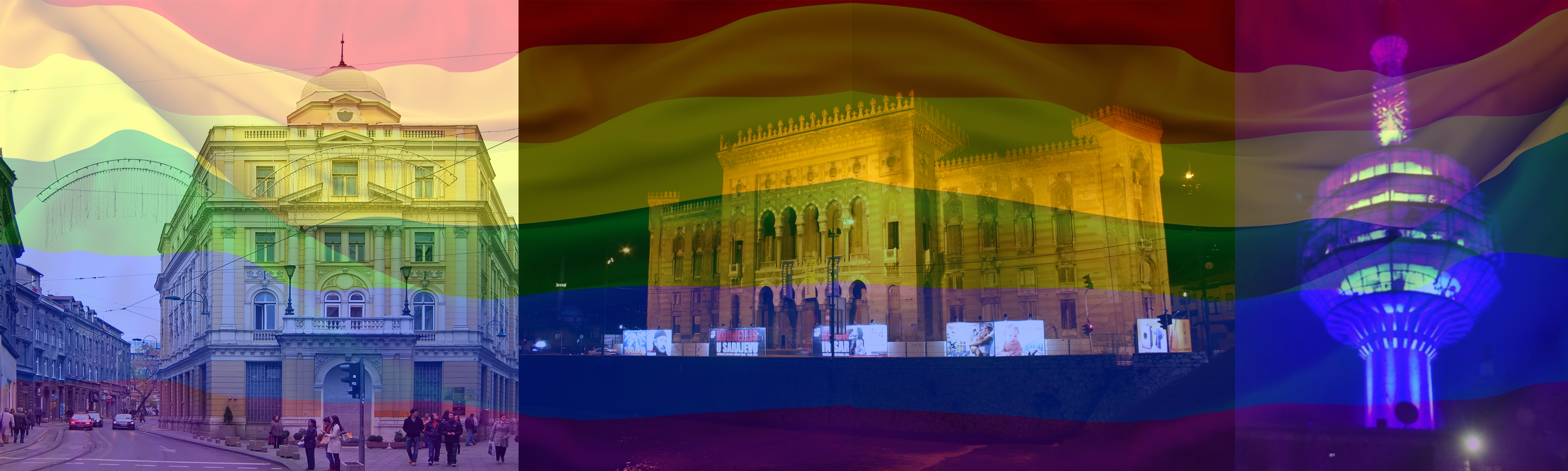 Organizatori bh. povorke ponosa uputili prijedlog: LGBT bojama osvijetliti Vijećnicu, Vječnu vatru...