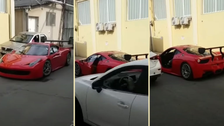 Trenutak nepažnje skupo će ga koštati: Parkirao Ferrari pa mu Mazda otkinula vrata...