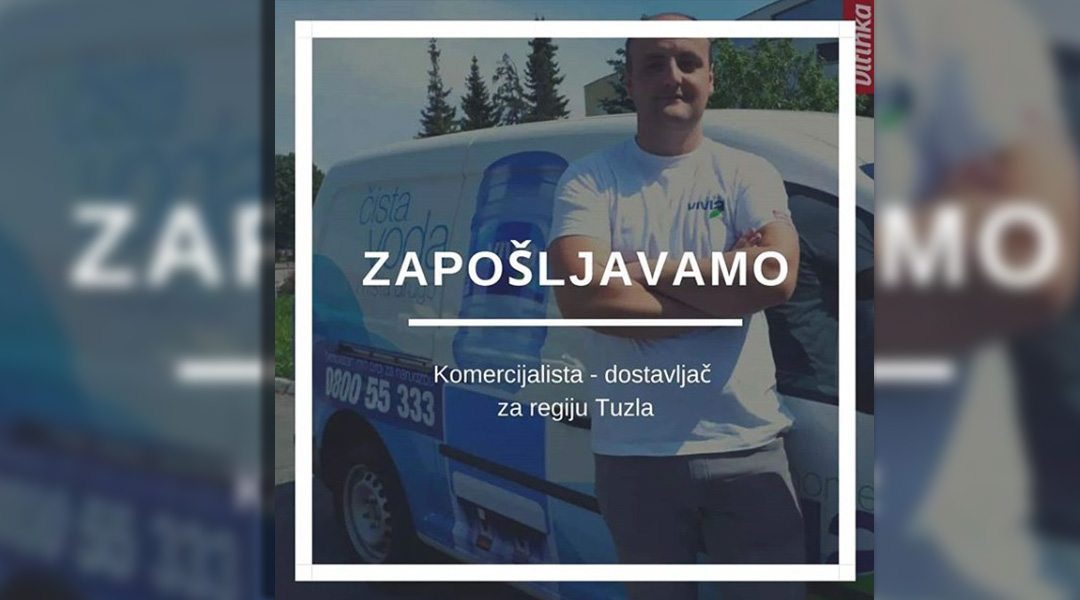 Vivia OH tim zapošljava komercijalistu - dostavljača za područje Tuzle