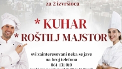 Oglas za posao: Restoranu ‘Sezam’ Tuzla potrebni kuhar i roštilj majstor