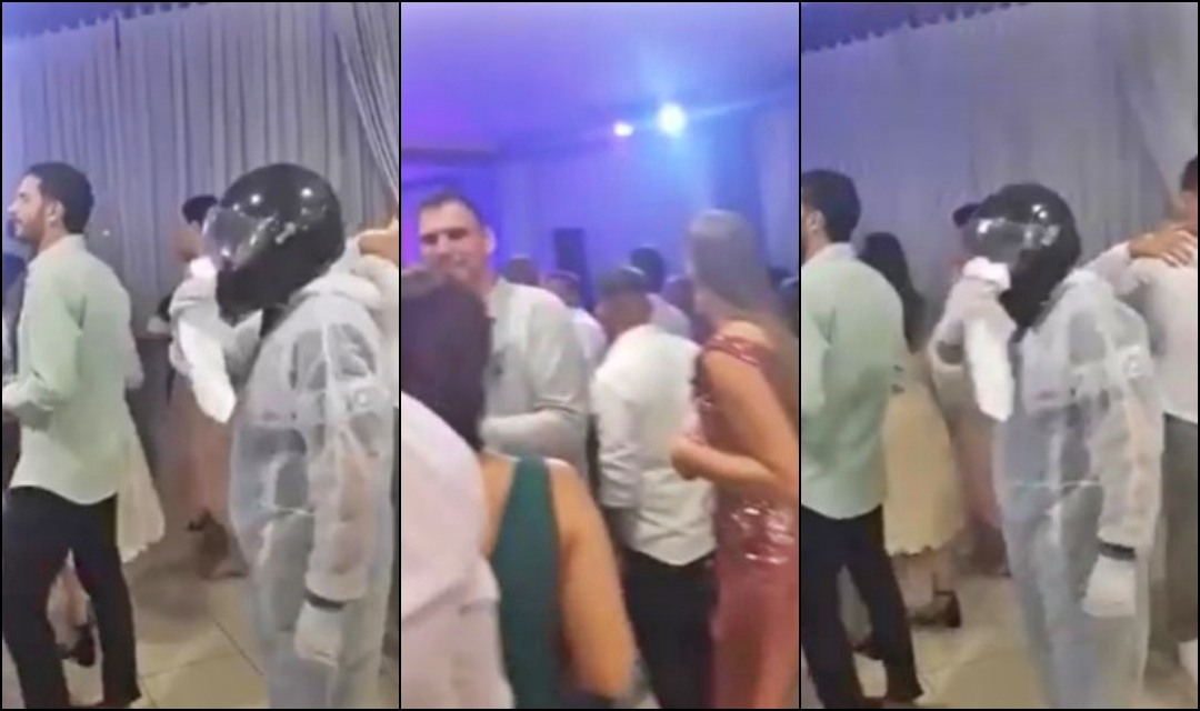 Urnebesni video sa vjenčanja u Ljubuškom: Zaštitno odijelo i kaciga