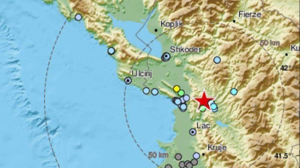 Zemljotres u Albaniji, osjetio se i u Crnoj Gori