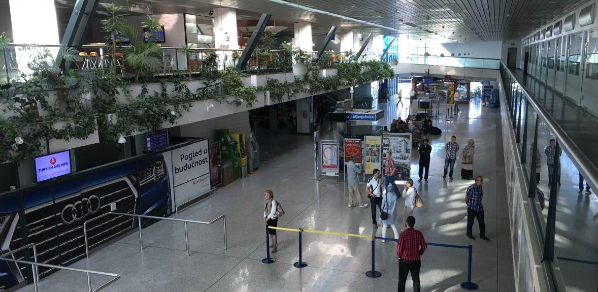 Međunarodni aerodrom Sarajevo bilježi pad broja putnika