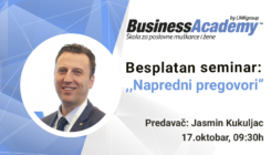 Naučite sve o tehnikama pregovaranja na besplatnom seminaru BusinessAcademy „Napredni pregovori”