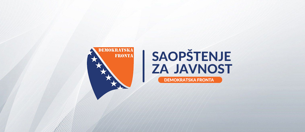 Demokratska fronta za podršku novoj Vladi TK traži bezuslovno usvajanje njihovih inicijativa