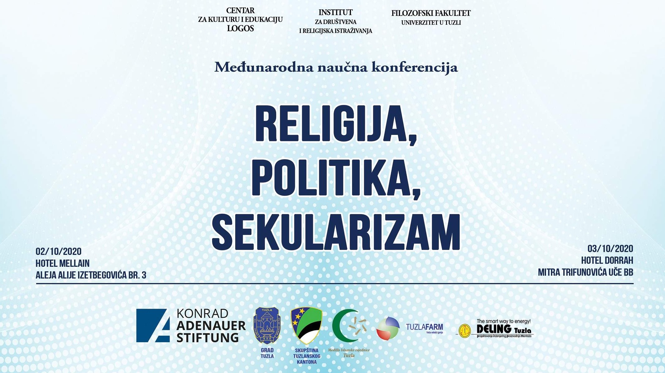 U Tuzli međunarodna naučna konferencija 'Religija, politika, sekularizam'