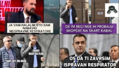 Društvene mreže preplavljene šalama na račun neispravnih respiratora: "Samo resetovat u setingsu"