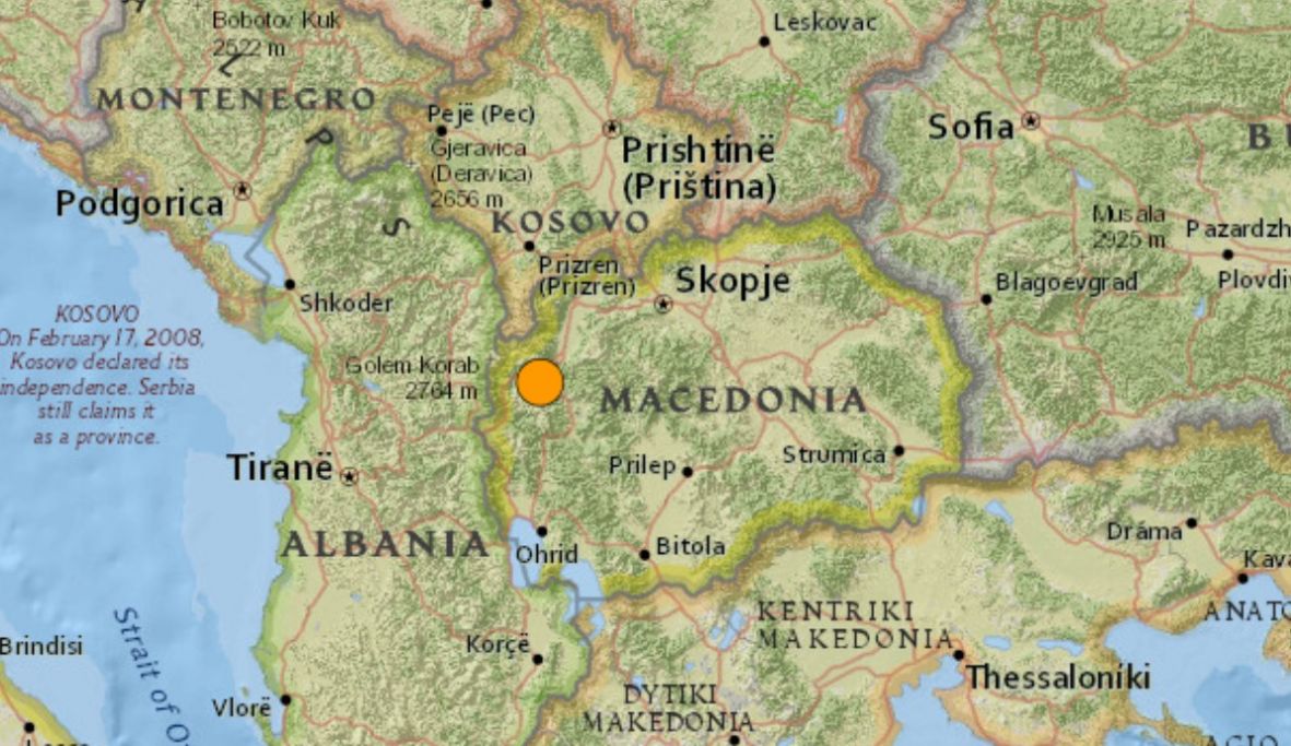 Jak potres u Sjevernoj Makedoniji, osjetio se i u regiji