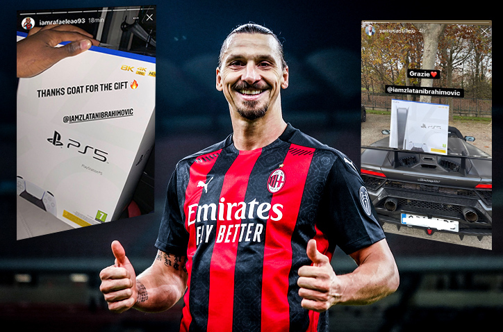 Za dobru atmosferu i timski duh: Zlatan Ibrahimović svim saigračima kupio Play Station 5