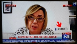 Dok je gostovala uživo u programu N1 televizije, jedan detalj 'ukrao' pažnju gledatelja