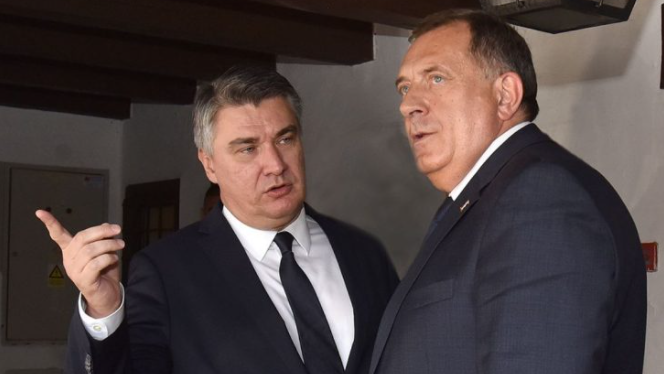 Milorad Dodik uputio pismo podrške Zoranu Milanoviću nakon zemljotresa