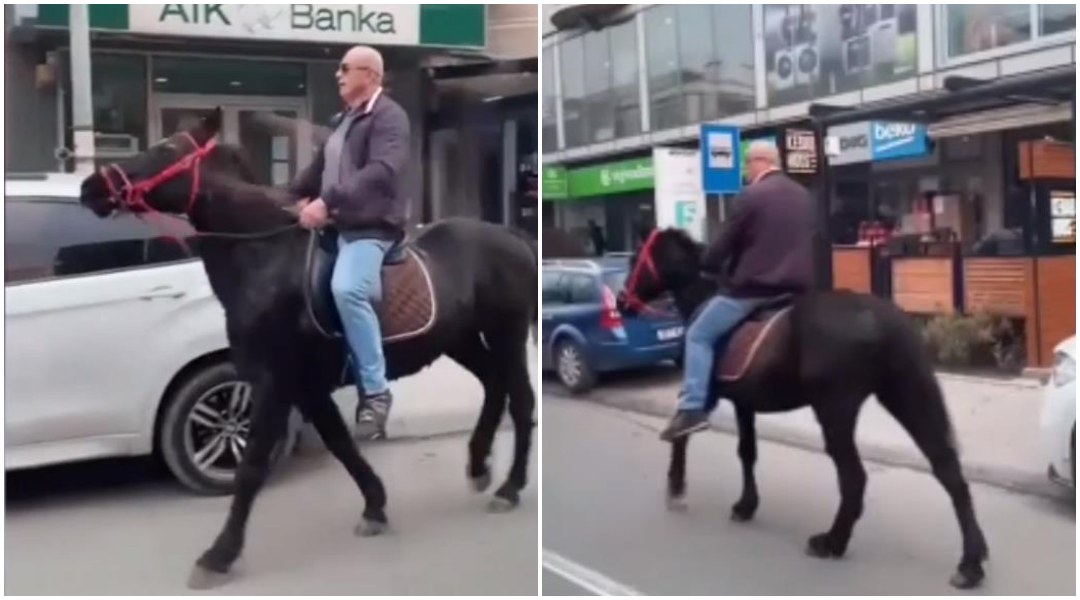 Novi Pazar: Policija mu zaplijenila automobil, a onda je zajahao konja kroz grad