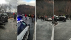 Saobraćajna nezgoda na magistralnom putu Tuzla-Sarajevo, dvije osobe povrijeđene