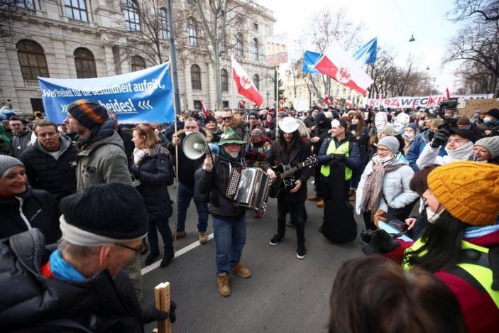 Austrija: U Beču protesti zbog epidemioloških mjera