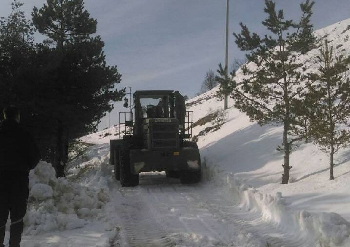 U Bosanskom Grahovu zbog snijega proglašeno stanje elementarne nepogode