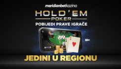 Samo u Meridianu! Texas holdem poker nove dimenzije!