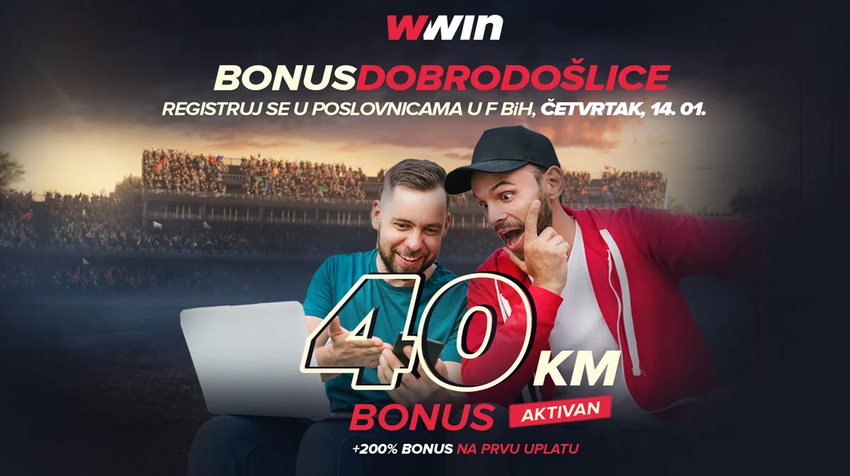 Ne propustite sjajnu priliku danas: Wwin - bonus dobrodošlice