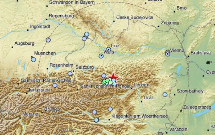 Zemljotres magnitude 4.5 zatresao Austriju, osjetio se i u Zagrebu