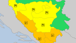 U Hercegovini na snazi narandžasti, u Bosni žuti meteoalarm