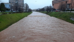 Miljacka nabujala nakon obilne kiše