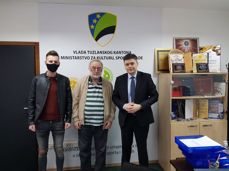 Ministar Muratović i kompozitor Asim Horozić razgovarali o unaprjeđenju kulturnih aktivnosti
