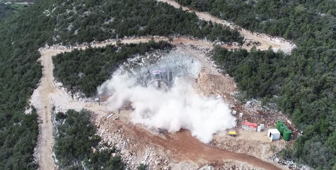 Objavljen videosnimak probijanja tunela prema Pelješkom mostu